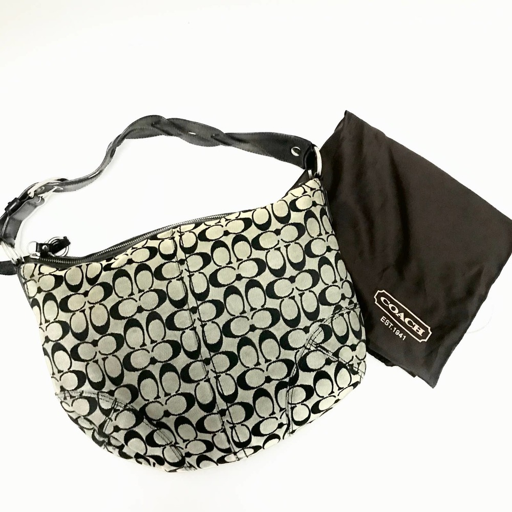 Coach Hobo Signature Braided Strap